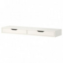 Ekby Alex Estante Pared/cajones 119X29 Blanco  IKEA