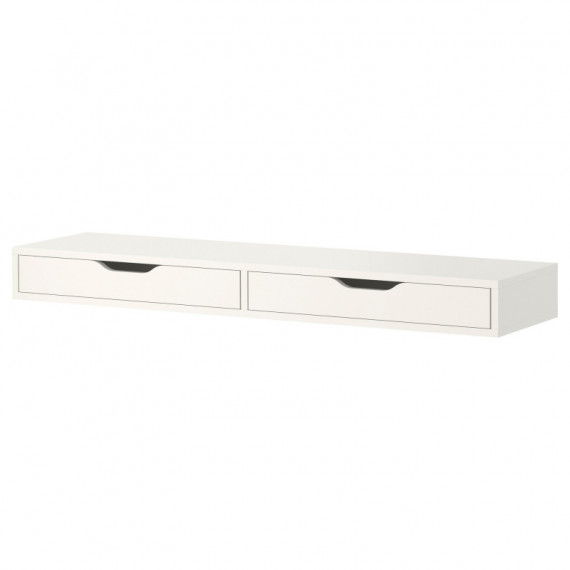 Ekby Alex Estante Pared/cajones 119X29 Blanco  IKEA