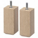 Stubbarp Pata Efecto Roble Tinte Blanco 2U  IKEA