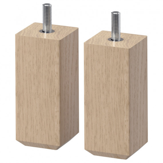 Stubbarp Pata Efecto Roble Tinte Blanco 2U  IKEA