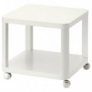 Tingby Mesa Auxiliar/ruedas 50X50 Blanco  IKEA