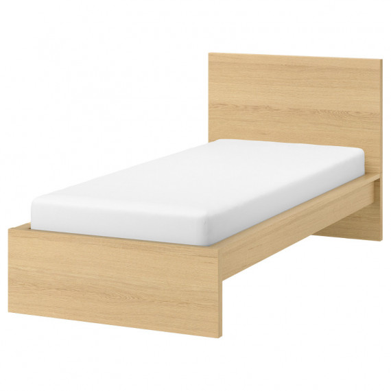 Malm Cama/alta 90X200 Roble  IKEA