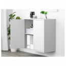 Eket ARMARIO/2 PUERTAS/1 Estante 70X35X70 Blanco  IKEA