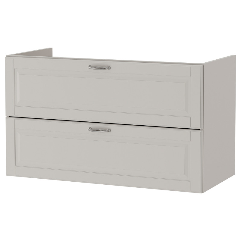 Godmorgon Armario Lavabo Cajones 100X47X58 Kasjon Gris Claro