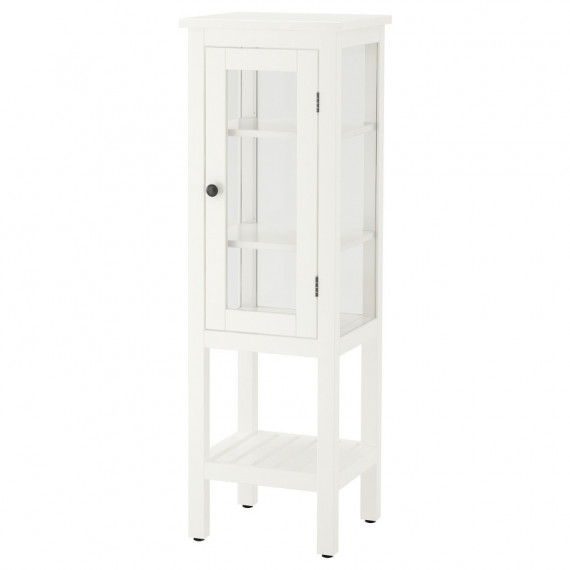 Hemnes Armario Alto Puerta Vidrio 42X38X131 Blanco  IKEA