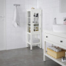 Hemnes Armario Alto Puerta Vidrio 42X38X131 Blanco  IKEA