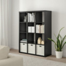 Kallax Estanteria 112X147 Negro-marron  IKEA