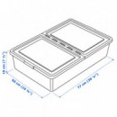 Sockerbit Caja/tapa 50X77X19 Blanco  IKEA