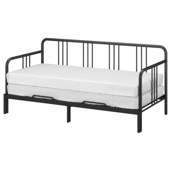 Fyresdal Armazon Divan 80X200 Negro  IKEA