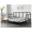 Fyresdal Armazon Divan 80X200 Negro  IKEA