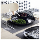 Backig Plato 25X25 Negro X4  IKEA