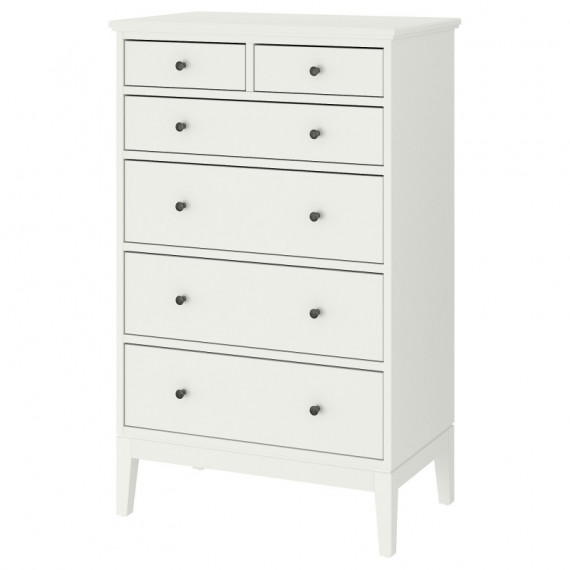 Idanas Comoda 6 Cajones 84X135 Blanco  IKEA