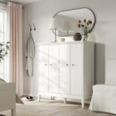 Idanas Armario Plegable 121X135 Blanco  IKEA
