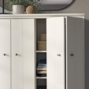 Idanas Armario Plegable 121X135 Blanco  IKEA
