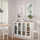 Skruvby Armario/puertas Vidrio 70X90 Blanco  IKEA