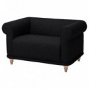 Viskafors Sillon 1,5 Plazas Ledje Antracita  IKEA