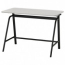 Gladhojden Escritorio Sit&stand 100X60 Gris Claro/antracita  IKEA