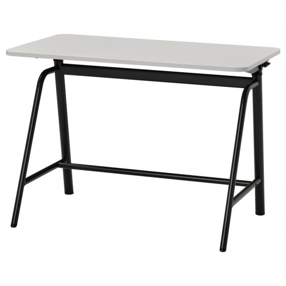 Gladhojden Escritorio Sit&stand 100X60 Gris Claro/antracita  IKEA