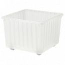 Vessla Caja Almacenaje/ruedas 39X39CM Blanco  IKEA