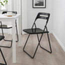 Nisse Silla Plegable Negro  IKEA
