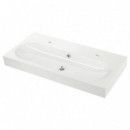 Braviken Lavabo Simple 100X48X10 Blanco  IKEA