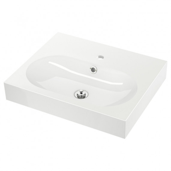 Braviken Lavabo Simple 60X49X10 Blanco  IKEA