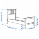 Hemnes Cama 90X200 Tinte Blanco  IKEA