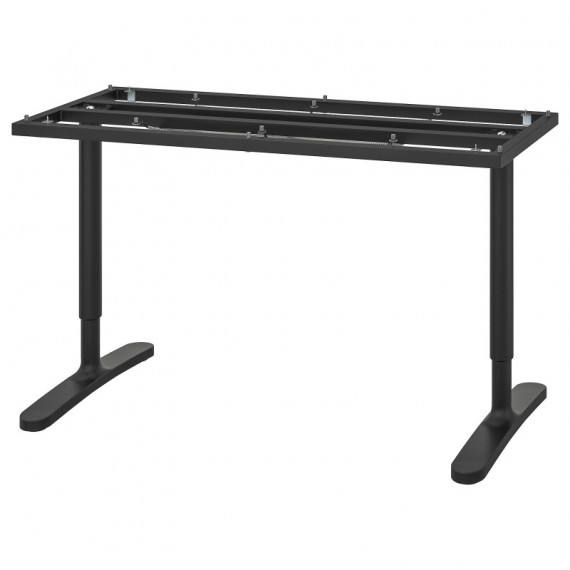 Bekant Armazon para Tablero 140X60 Negro  IKEA