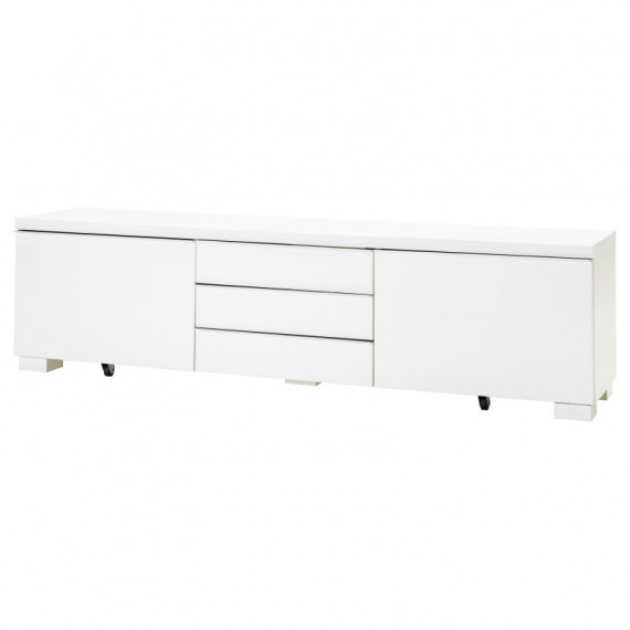 Besta Burs Banco TV 180X41X49 Blanco Alto Brillo  IKEA