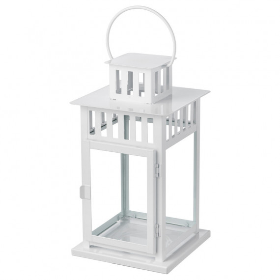 Borrby Farol Vela Gruesa 28 Blanco  IKEA