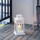 Borrby Farol Vela Gruesa 28 Blanco  IKEA