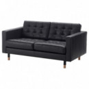 Landskrona Armazon Sofa 2 Plazas Grann/bomstad Negro  IKEA