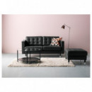 Landskrona Armazon Sofa 2 Plazas Grann/bomstad Negro  IKEA