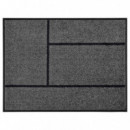 Koge Felpudo 69X90 Gris/negro  IKEA