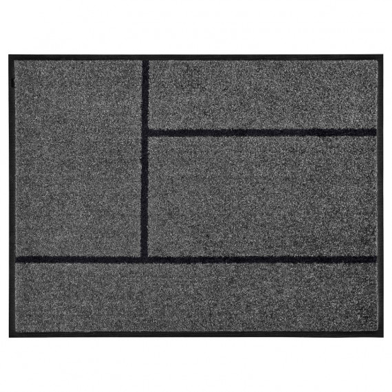 Koge Felpudo 69X90 Gris/negro  IKEA