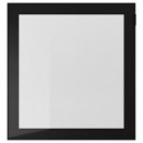 Glassvik Puerta Vidrio 60X64 Negro/vidrio Transparente  IKEA