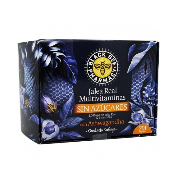 Black Bee Multivitaminas 20 Ampollas  BLACK BEE PHARMACY