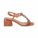 Sandalia Bebe Piedras ante Naranja  ALMA EN PENA