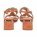 Sandalia Bebe Piedras ante Naranja  ALMA EN PENA