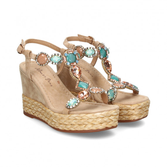 Bebe Piedras Cuna Soga ante Beige  ALMA EN PENA