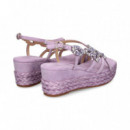 Sandalia Bebe Piedras ante Beige  ALMA EN PENA