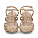 Sandalia Bebe Cuna Beige  ALMA EN PENA