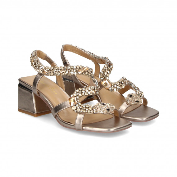 Aplique Serpiente Piedras Bronce  ALMA EN PENA