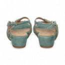 Sandalia Strass Lado ante Verde  ALMA EN PENA