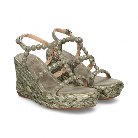 Sandalia Bebe Cuna Kaki  ALMA EN PENA