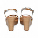 Carmelita Metalizada Plata  UNISA