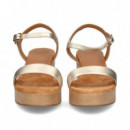 Carmelita Metalizado Platino  UNISA