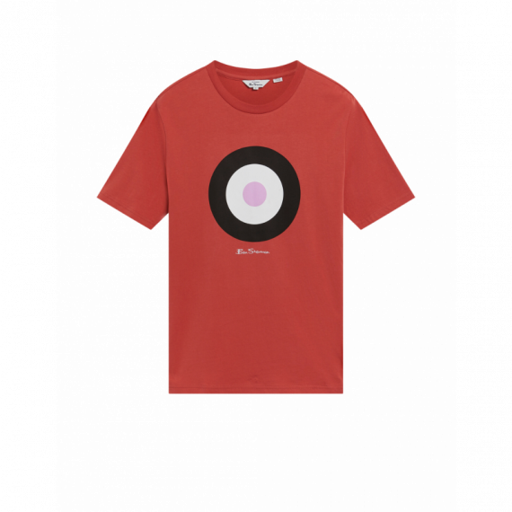 Camisetas Hombre Camiseta BEN SHERMAN Signature Target Raspberry
