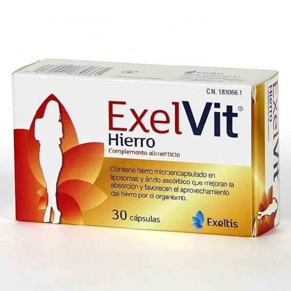 EXELVIT Hierro 30 Caps