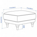 Esseboda Reposapies Tallmyra Azul  IKEA